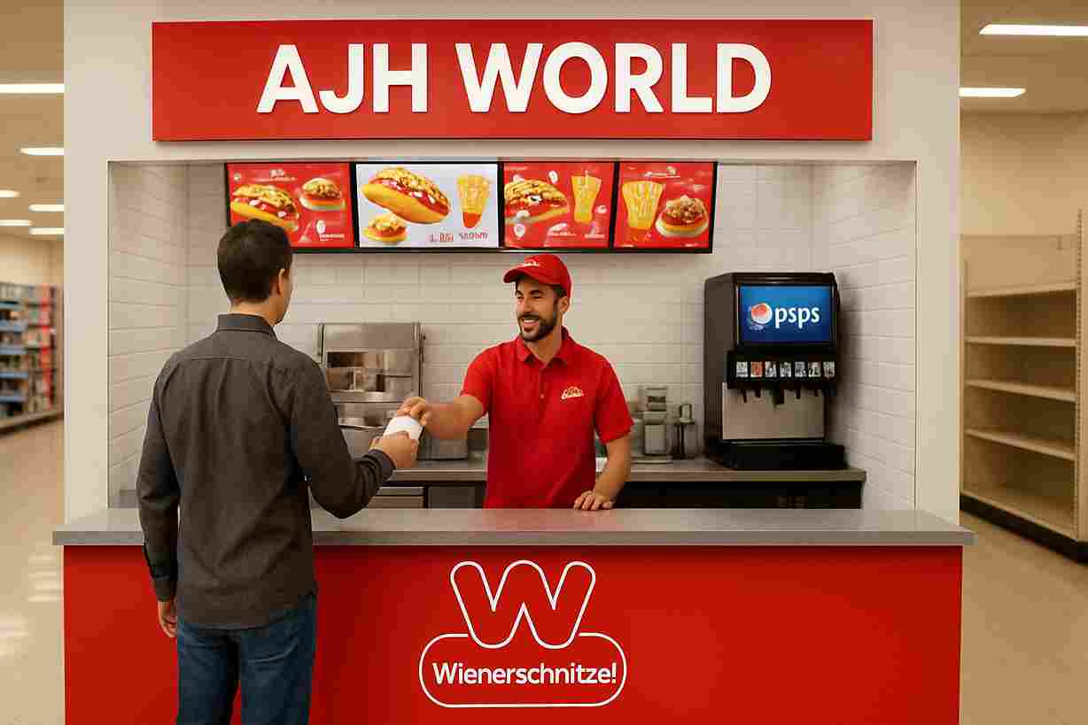 Mockup Of A Modern Wienerschnitzel Counter Inside A Retail Store Like Walmart Ajh World