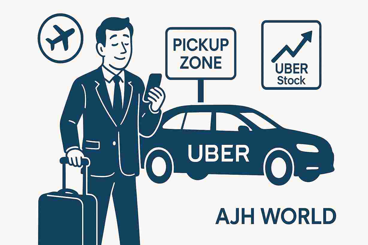 Traveler Easily Finding An Uber At An Airport Hinting At Positive Impact On Uber Stock Ajh World