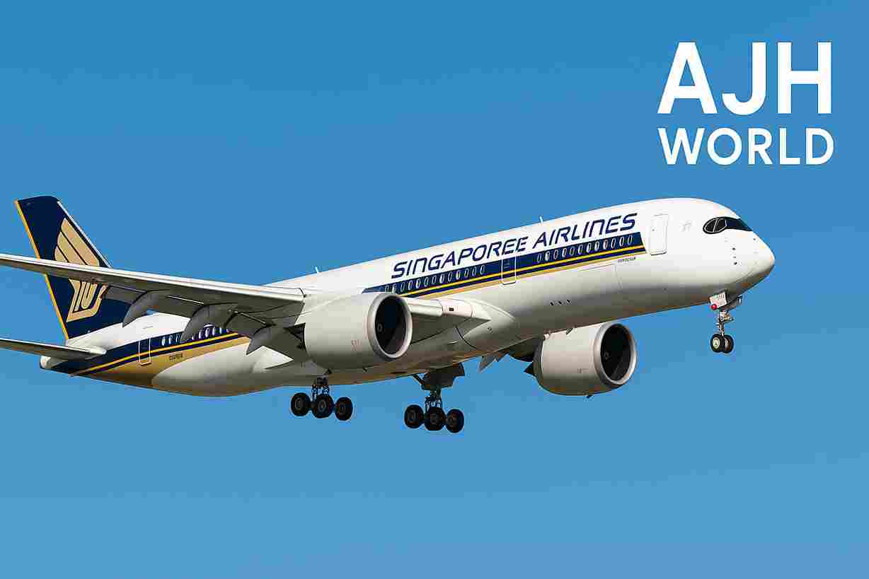 A Singapore Airlines Aircraft Symbolizing Its Strong Global Presence Ajh World