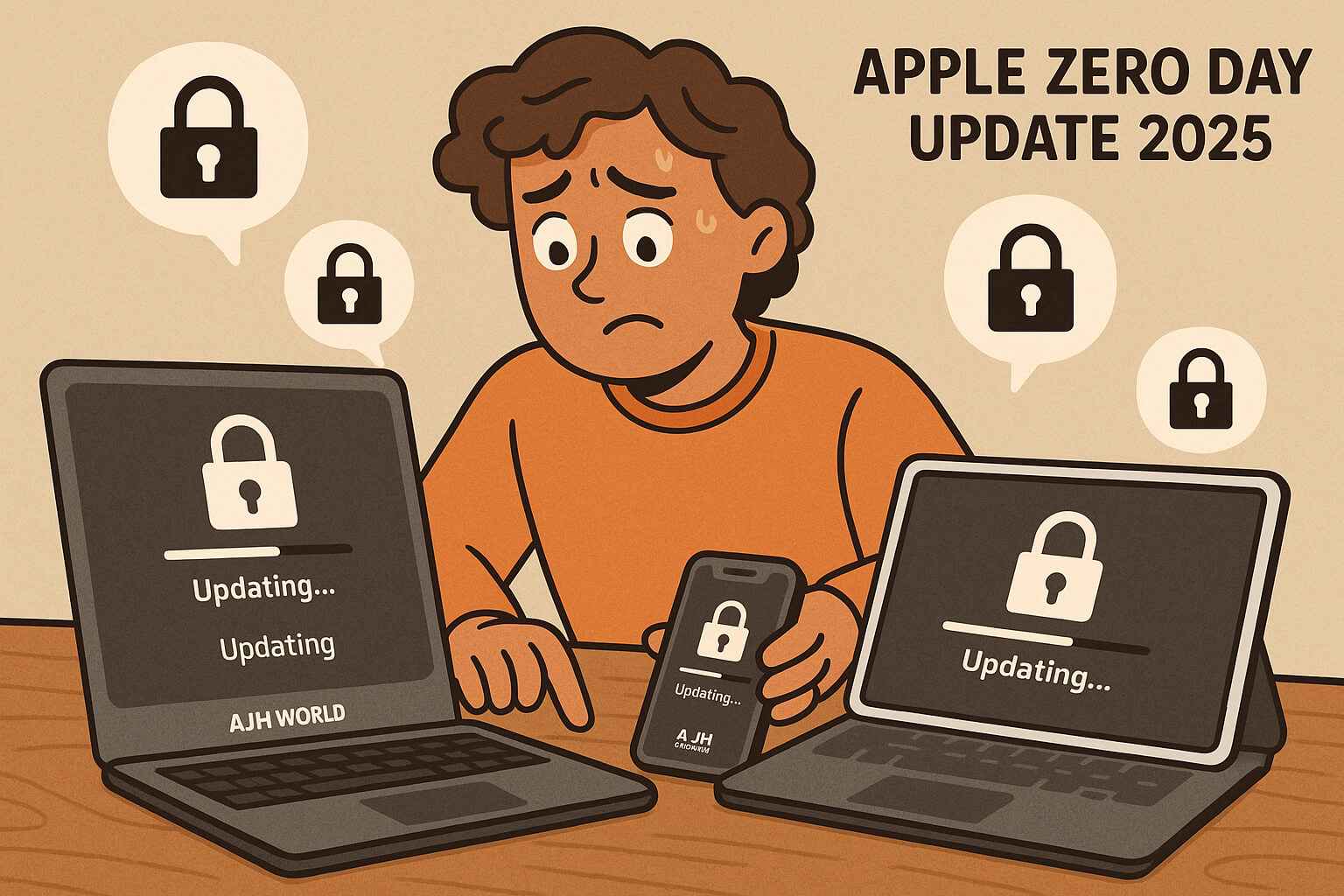 Urgent Apple Zero-Day Update 2025: All iPhone, iPad & Mac Users Must Act Now 2 A User Feeling Secure After Installing The Apple Zero Day Update 2025 On Their IPhone IPad And Mac