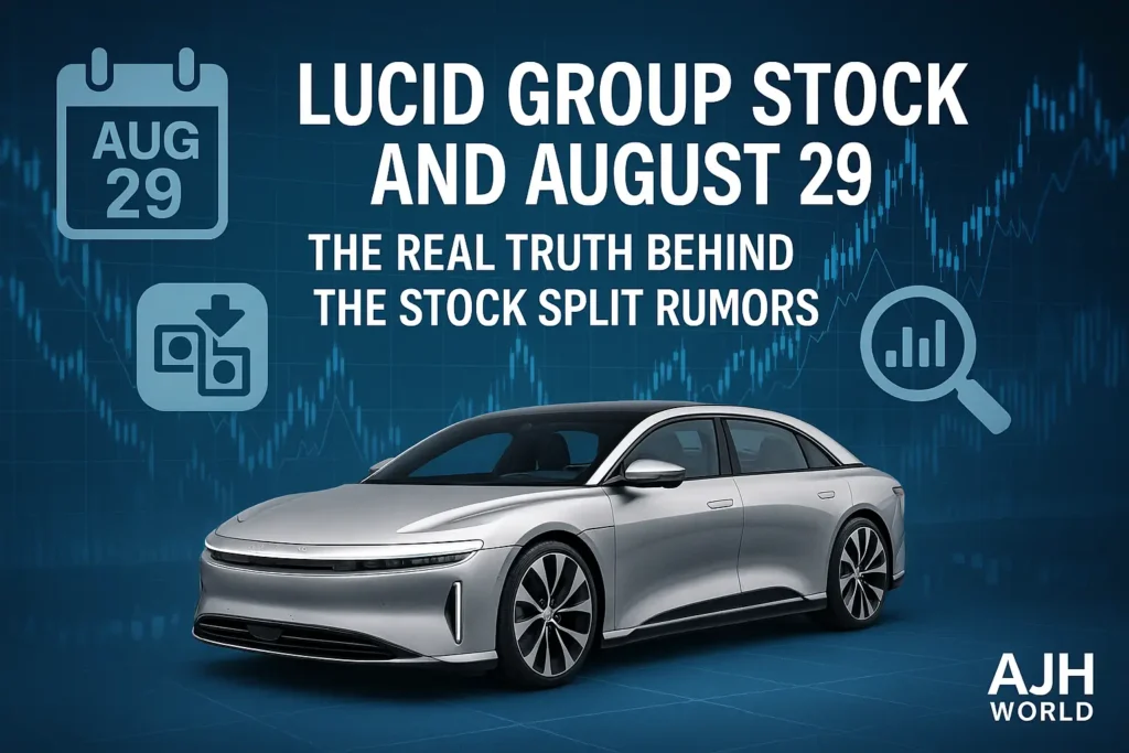 Lucid Group Stock and August 29: The Real Truth Behind the Stock Split Rumors
