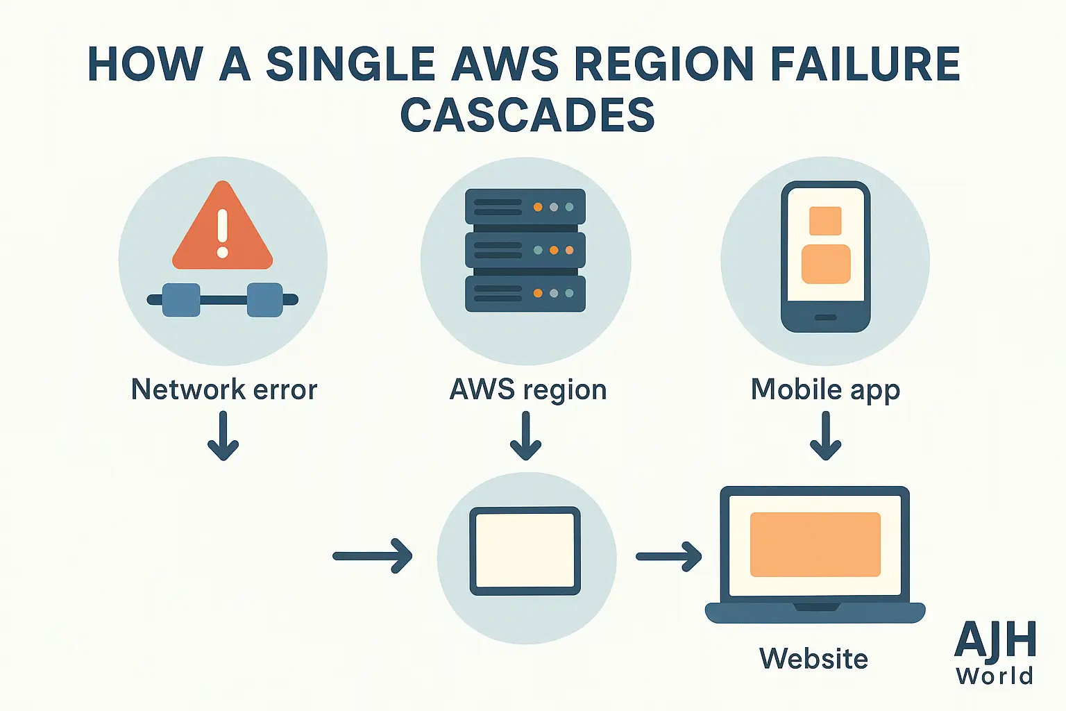 how an aws outage cascades across technology services AJH World